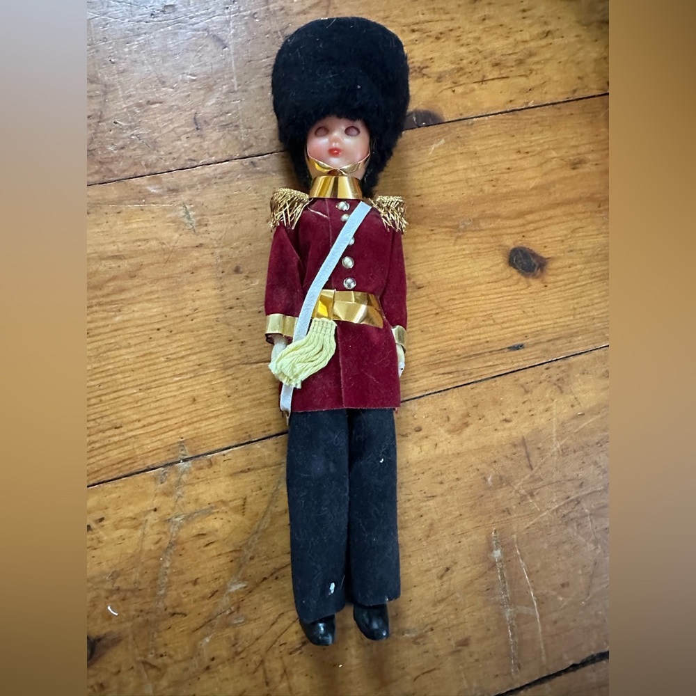 Vintage English Blinky Guard Doll